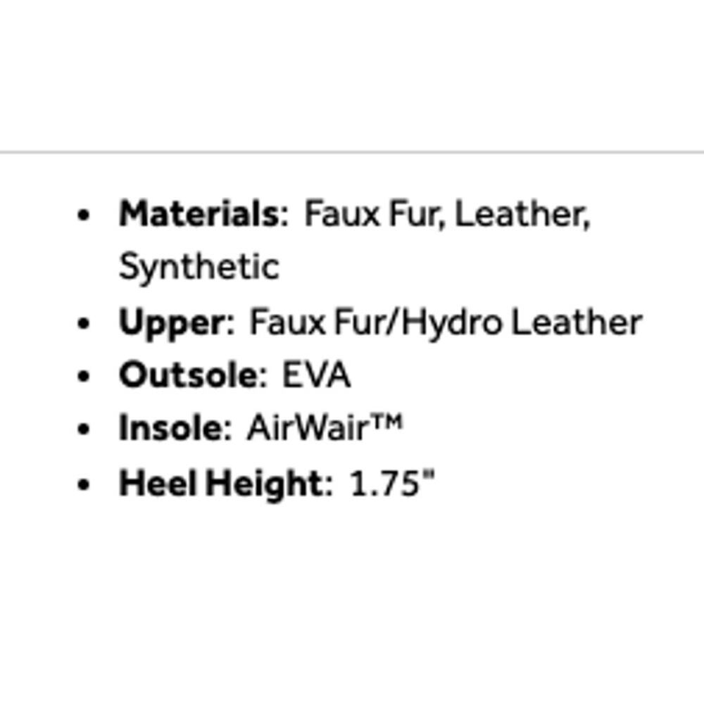 DR. MARTENS Voss II Fluffy faux fur leather strap sandals 7 - Picture 8 of 9